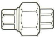 104RB Ground Joint Union, FPT to FPT Fittings