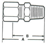 68A Connector, Tube to MPT Fittings